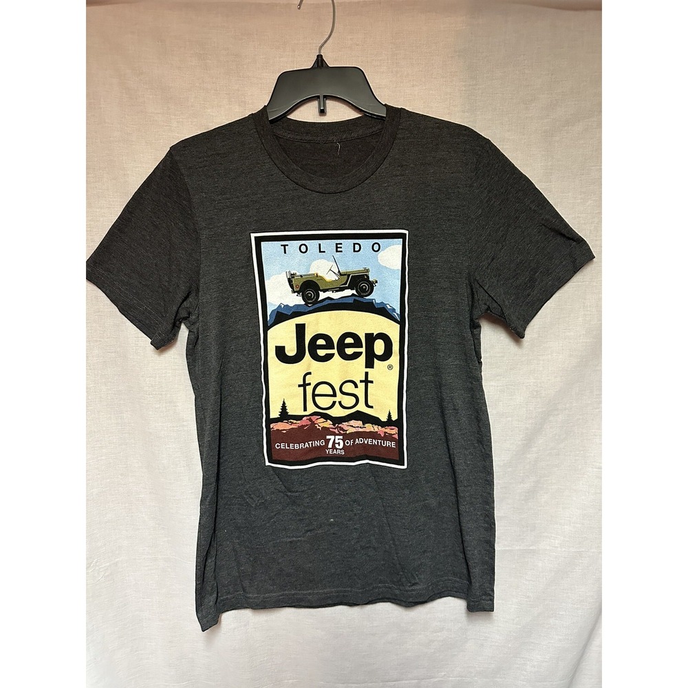 JEEP FESTIVAL 2016 T-SHIRT WOMEN'S SMALL - TOLEDO, OH CELEBRATING 75 YEARS